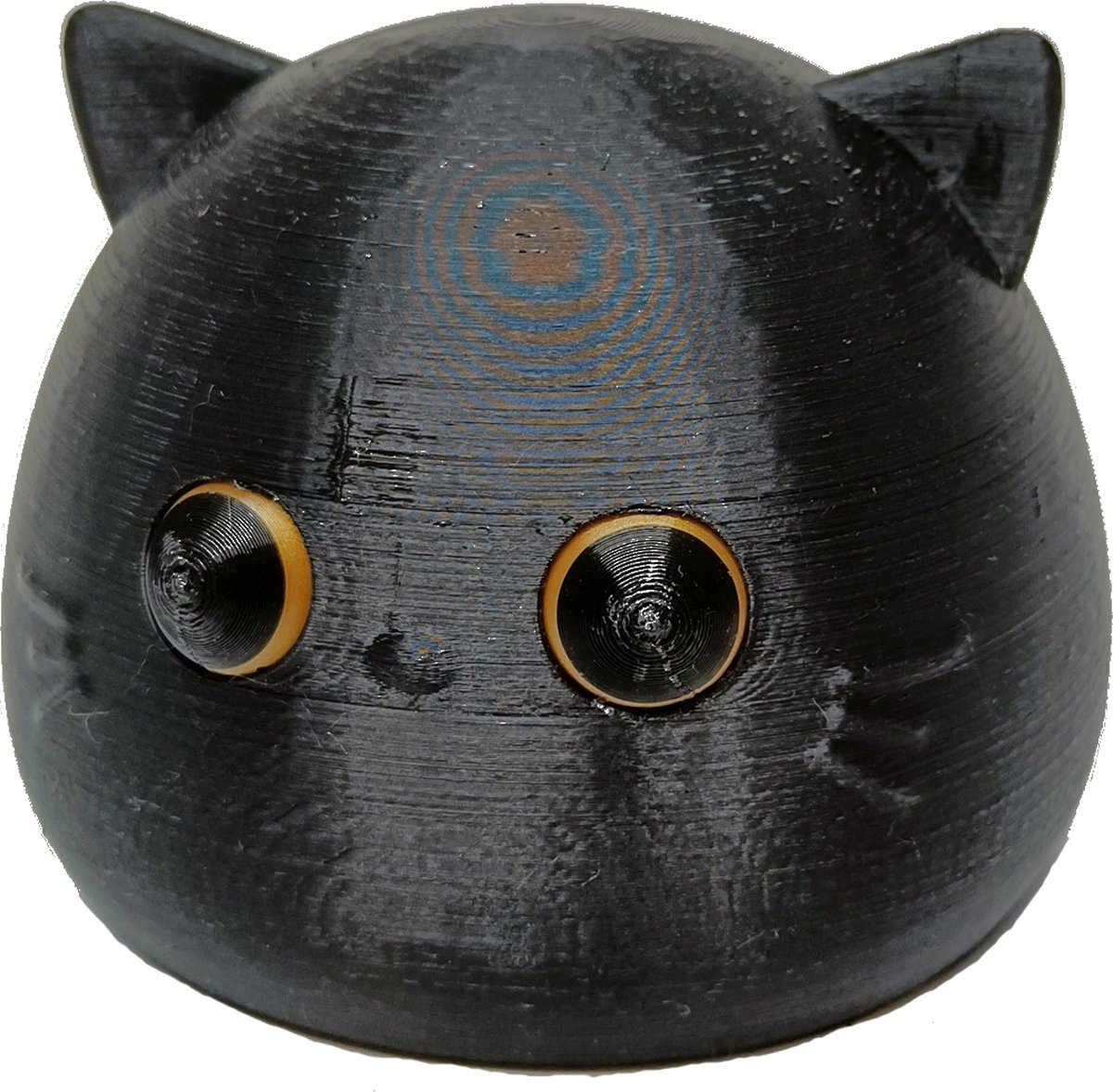 Lumiasfer - Tafeldecoratie 'Schattig katje' - medium 125x95 mm (dxh) - zwart