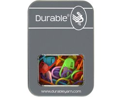 Durable Stekenmarkeerders sluitbaar 23mm, 80 stuks assorti kleuren
