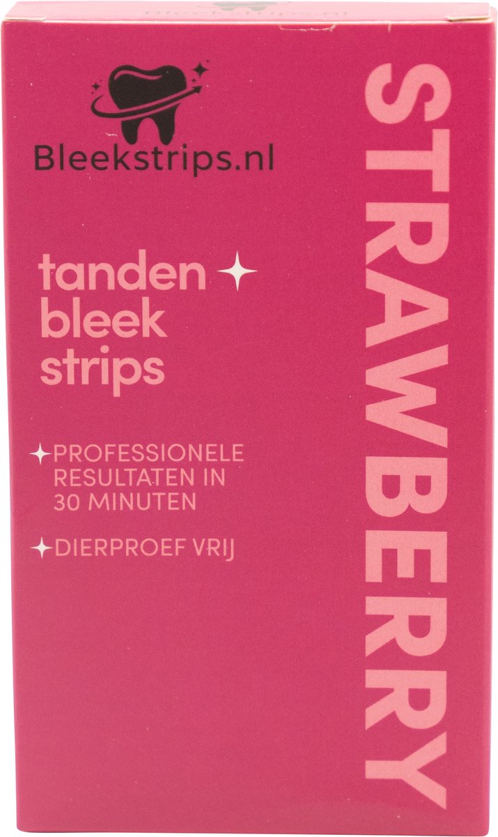 Tandenbleekstrips - Aardbei