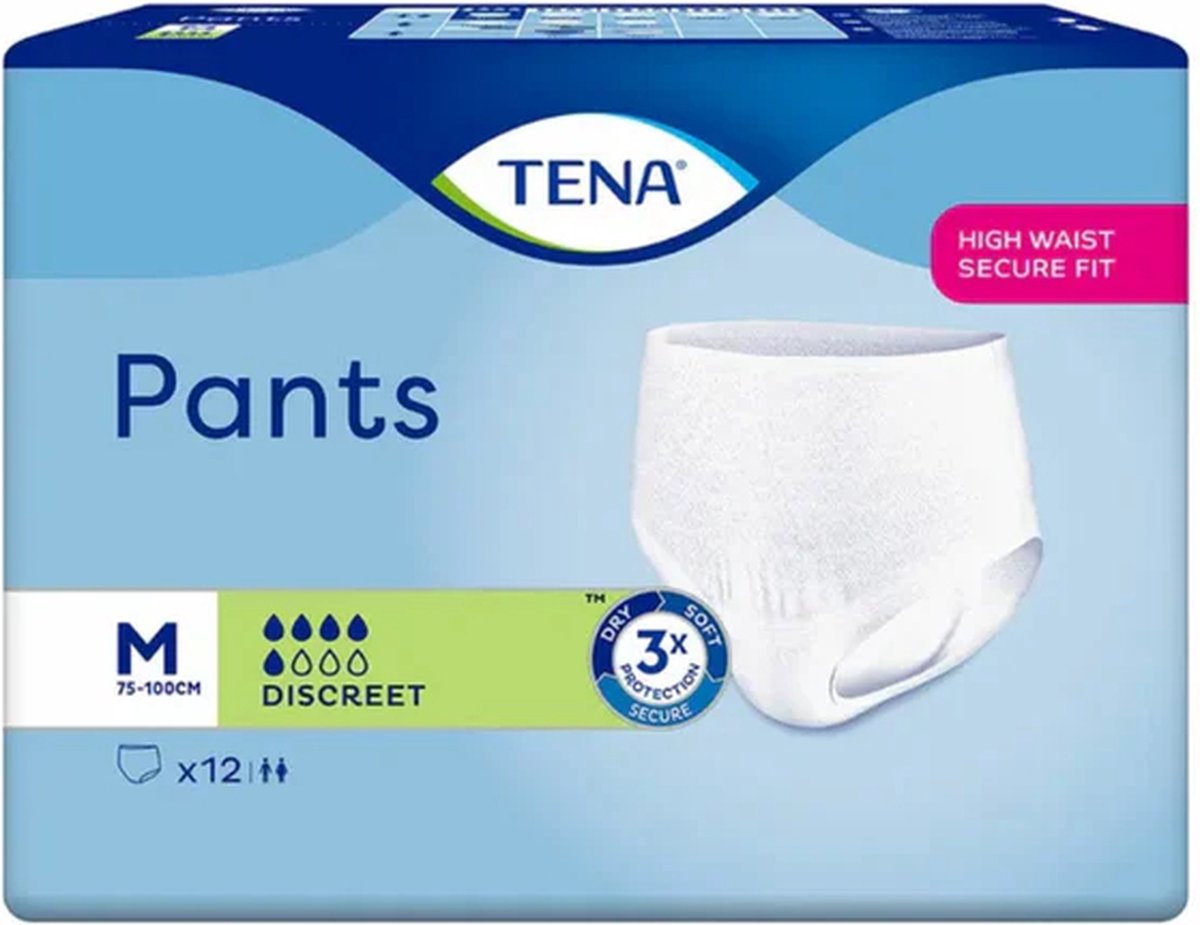 Goedkoopste Tena Pants Discreet Medium - 6 pakken van 12 stuks