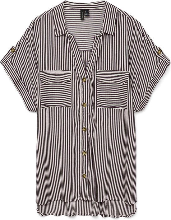 VERO MODA - VMBUMPY SS SHIRT WVN NOOS - Dames - Blouses