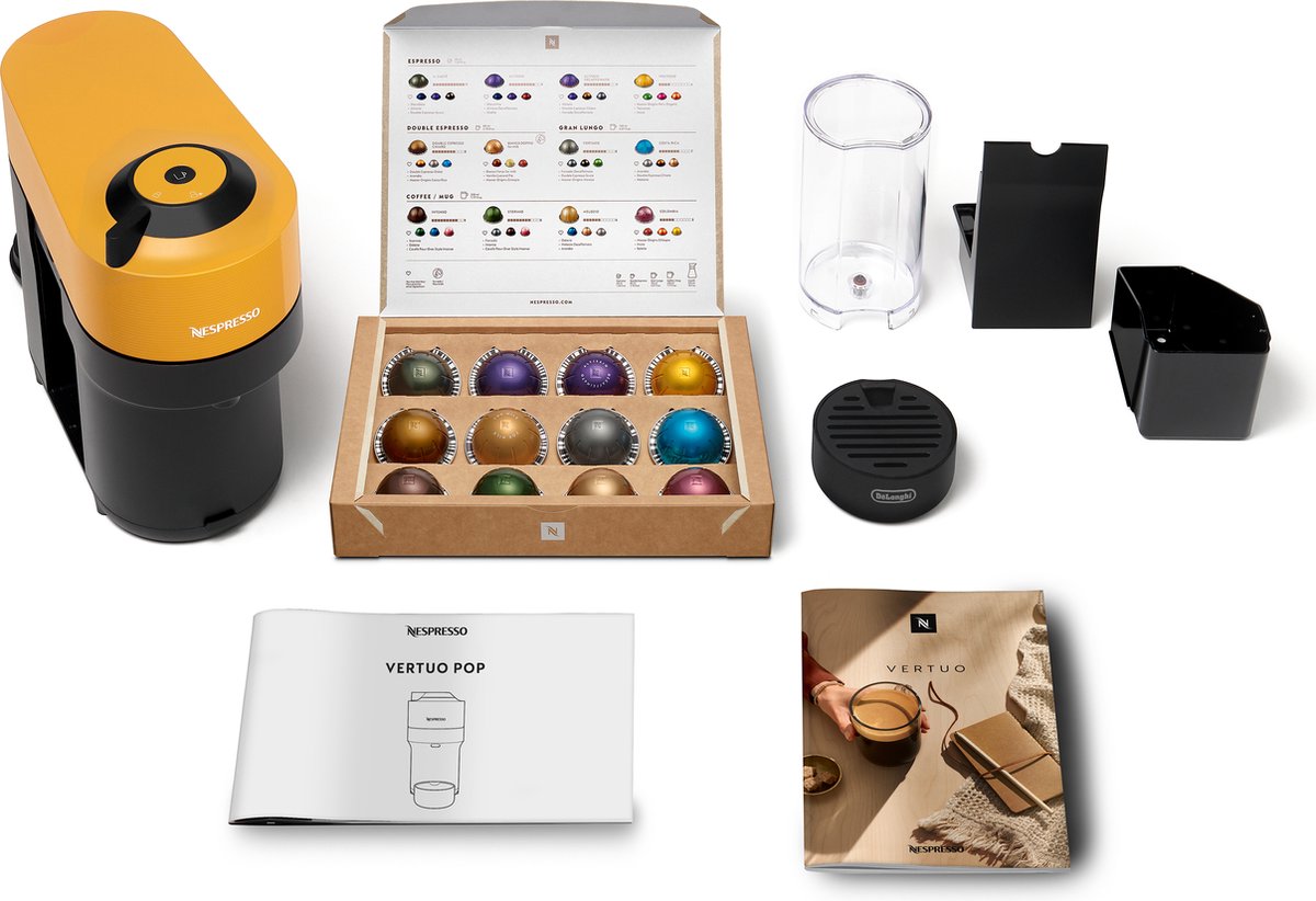 De'Longhi Nespresso Vertuo Pop ENV90.Y - Koffiecupmachine - Geel thumbnail 7