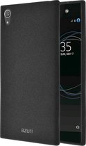 Azuri Sony Xperia XA1 Ultra hoesje - Zand textuur backcover - Zwart