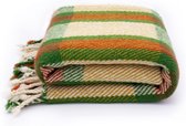Wollen Plaid / Deken Yellow Ivanna - 100% Zuivere wol deken - 150x200cm - 1500g