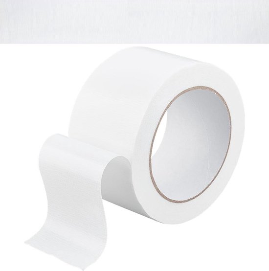 BENECREAT 18 m reparatietape voor boeken en archiefboeken, 50 mm breed