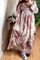Dames Kaftan Maxi Kaftan Boho Bikini Cover-up één Maat Wit Lascana Max-jurk Met All-over Prnt, Luchtge Zomerjurk, Strandjurk één Maat Zomerjurk V-hals Kimono Jurk