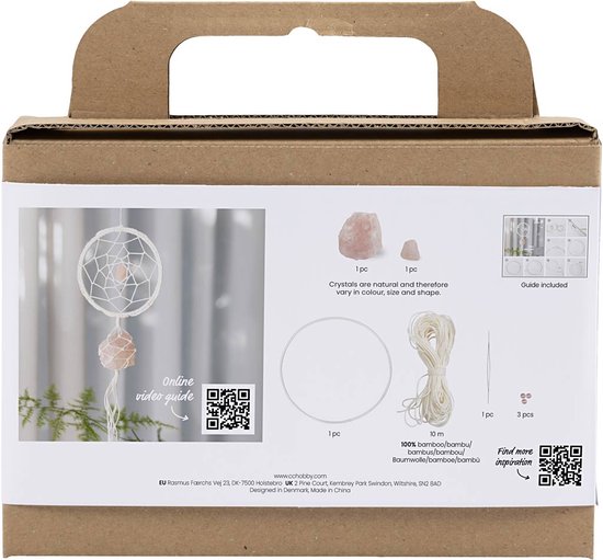 CC Mini Hobbyset Macramé Dromenvanger met Rozenkwarts