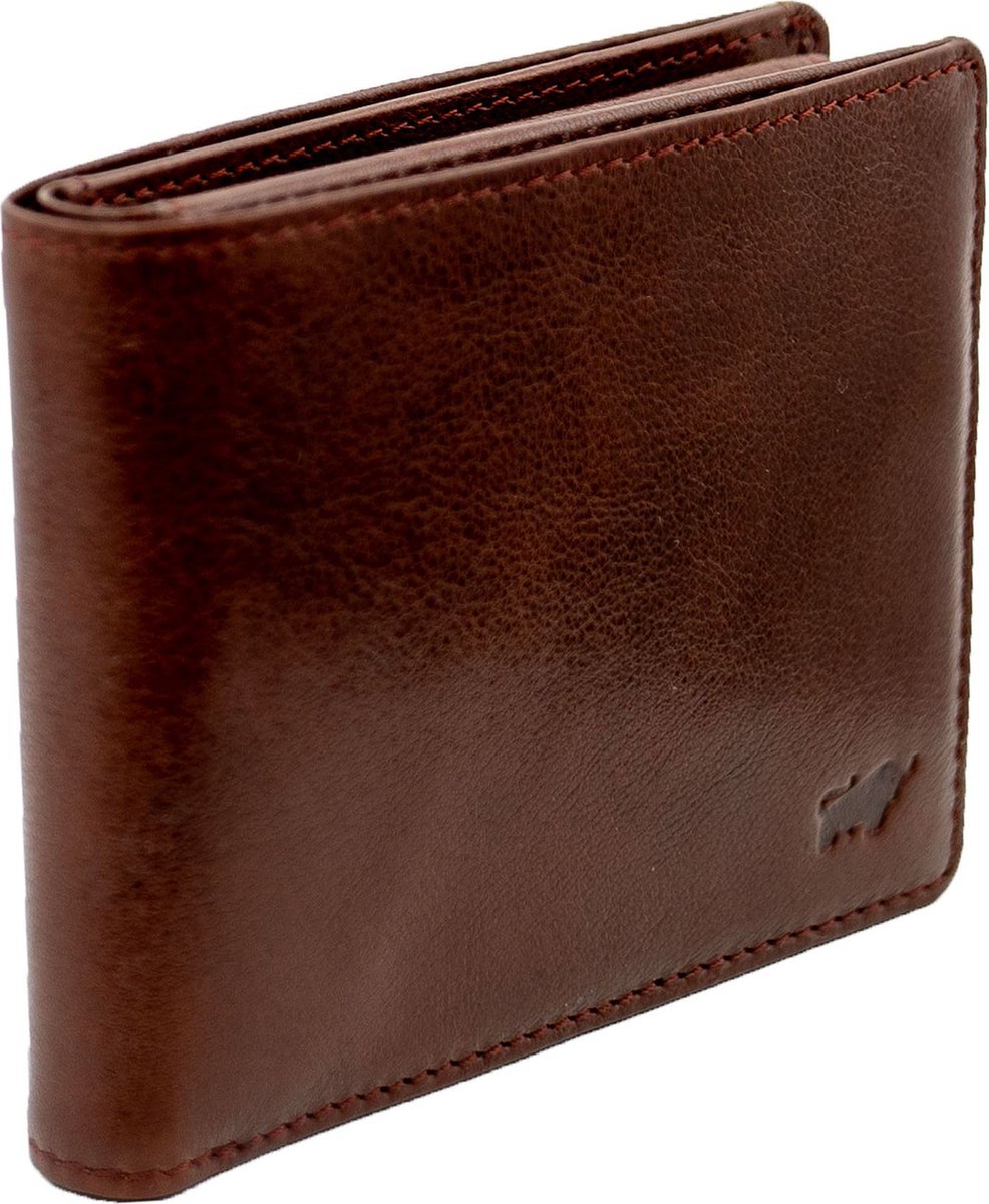 Braun Büffel Portemonnee Arezzo RFID Wallet 4+4CS Tobacco Bruine