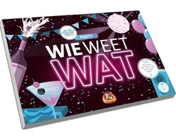 White Goblin Games - Wie Weet Wat: Party - Partyspel - 2 tot 10 spelers - Speelt snel en de uitleg i