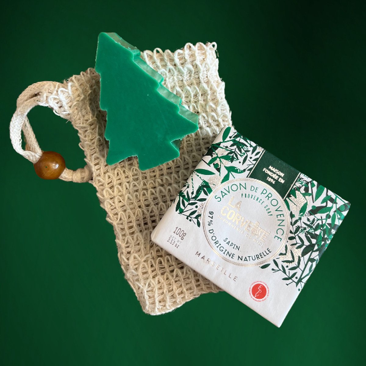 Goedkoopste Kerstcadeau - Dennenboom zeep - zeep cadeauset - kerstzeep
