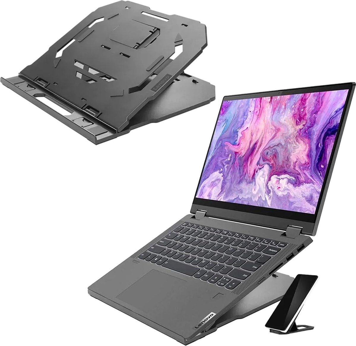 Lenovo GXF0X02619 laptopstandaard Zwart
