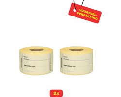 2x HACCP afwasbare sticker Magazijn - 250 stickers per rol - Voordeelverpakking!