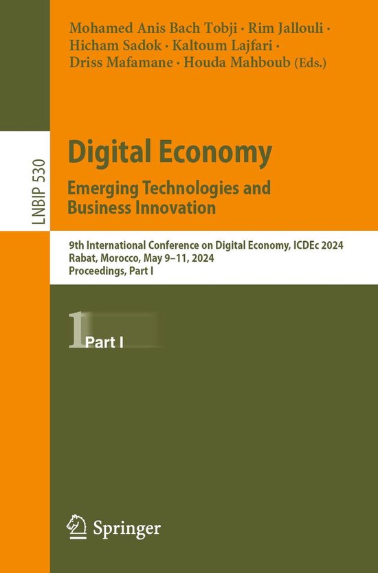 Springer Nature Proceedings Computer Science 1 - Digital Eco ... - cover