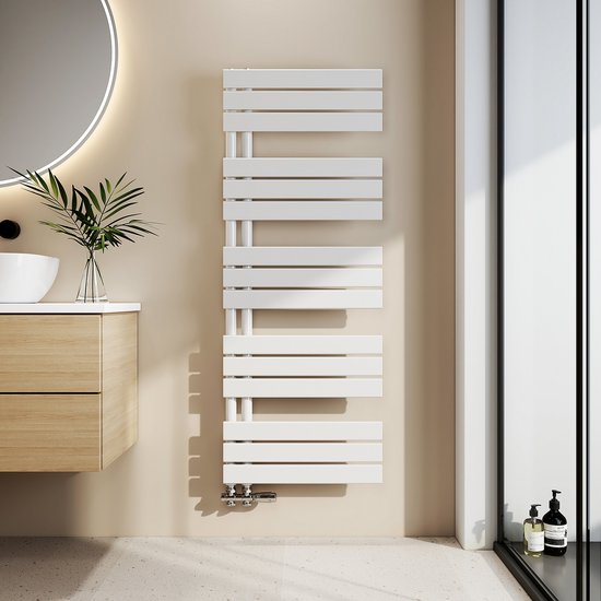Zehnder Enso de Luxe Handdoekradiator wit 45x133 OP=OP