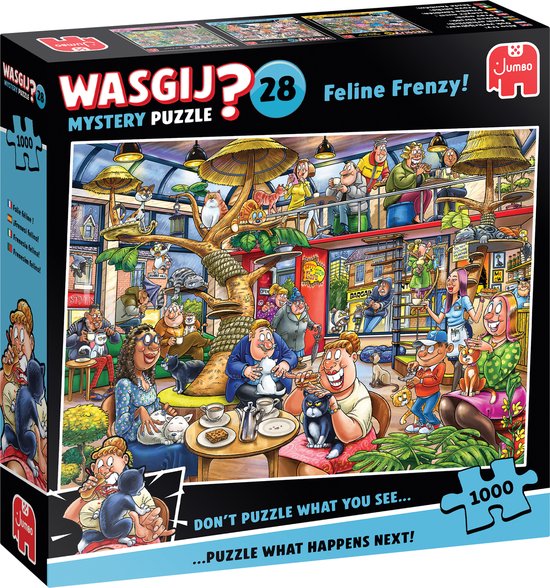 Wasgij Mystery 28 - Kat-en-Muisspel! - 1000 Stukjes puzzel - Legpuzzel