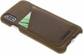 Valenta Classic Luxe Backcover iPhone X / Xs hoesje - Bruin