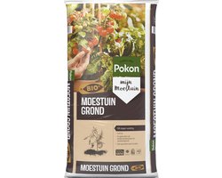 Pokon Bio Moestuingrond - 40l - Potgrond voor Moestuinen - 100 dagen voeding - Turfvrije potgrond