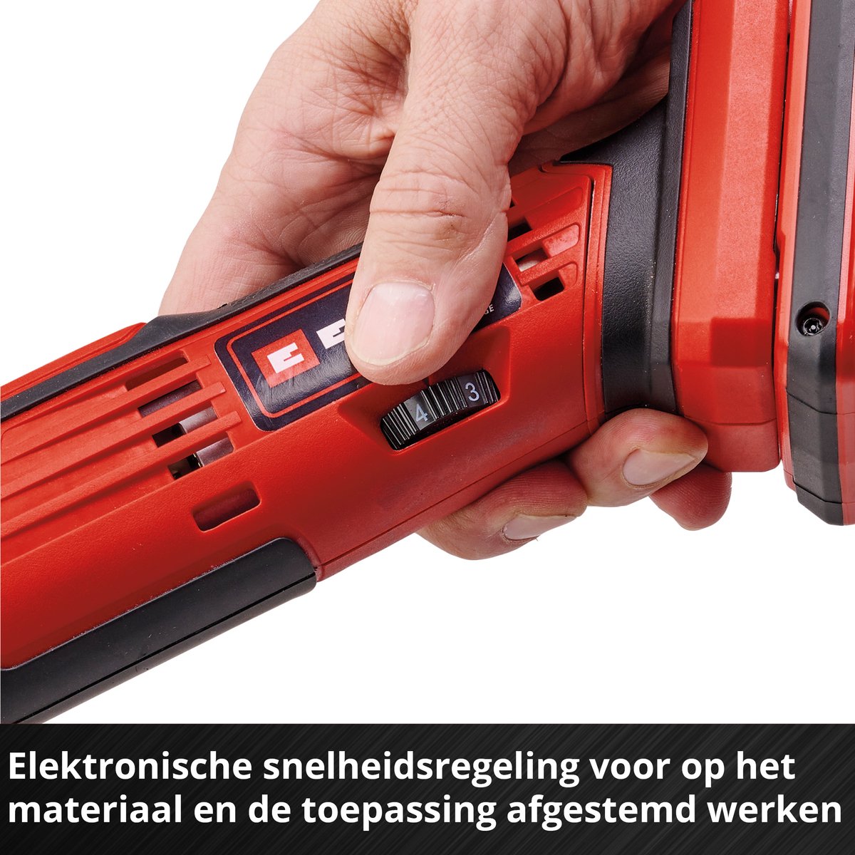 Einhell Accu Multitool TE-MG 18/1 Li Solo - Power X-Change - 18 V/Li-ion - Incl. 9x schuurpapier en 3 verschillende zaagbladen - Excl. accu en lader thumbnail 3