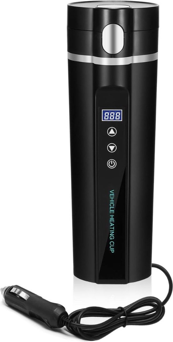 ApexArte® Waterkoker 12v voor Auto - Heetwaterdispenser Klein - Zwart