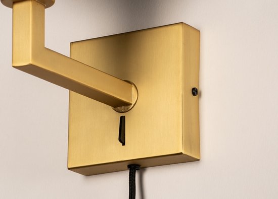 Applique Lumidora 31111 - E27 - Grijs - Or - Messing - Métal