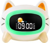MW® - Slaaptrainer Kinderen - Slaaptrainer - Kinderwekker - Nachtlampje Kinderen - Slaapwekker - Kat