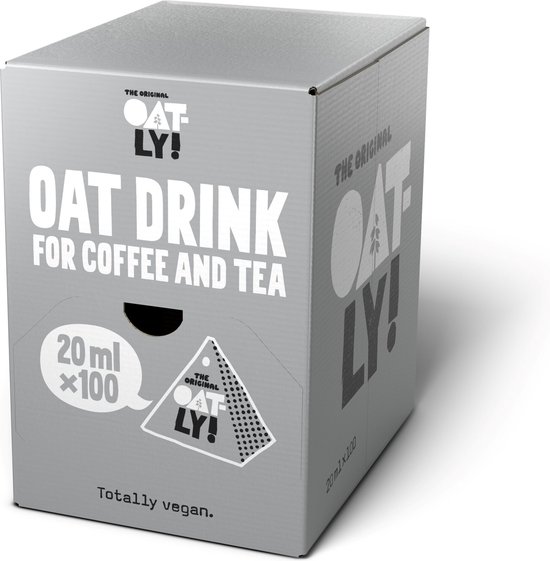 Oatly haverdrank cups voor koffie en thee - 100x 20 ml