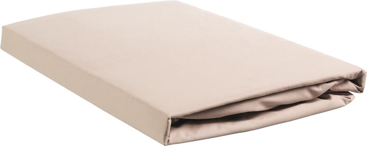 Ambiante - Bamboe-Katoen - Boxspring Hoeslaken - 140x200 cm - Zand