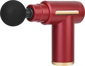 Bol.com Massage Gun - Spierherstel & Relax - 4 Opzetstukken - 6 Intensiteitsstanden - Draadloos - Rood aanbieding