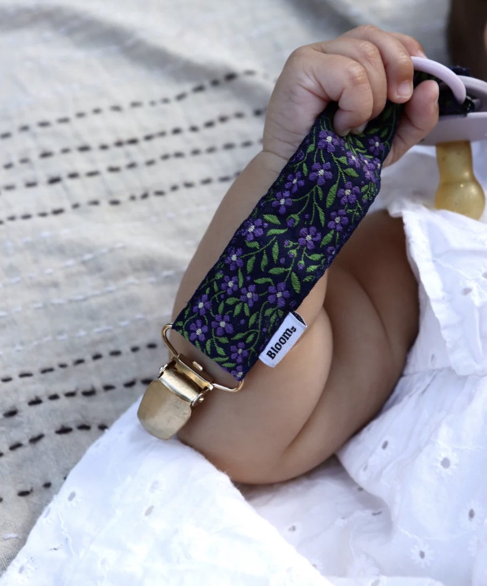 Goedkoopste Bloom Babies - Speenkoord Provence - Handgemaakt Speenclip - Kraamcadeau - Gratis inpakservice - Baby