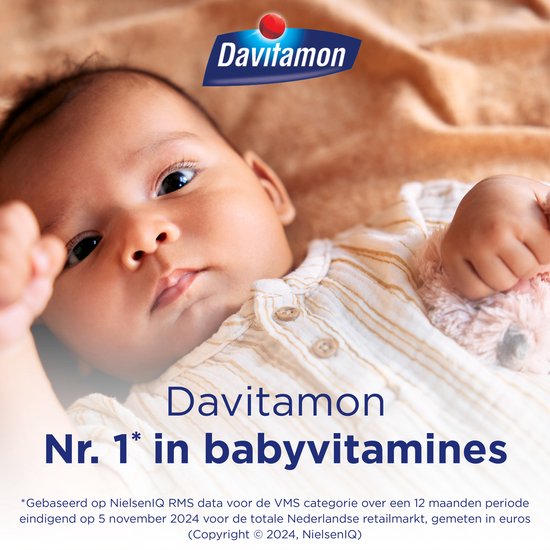 Davitamon vitamine D Aquosum – bevat vitamine D3 - vitamine D baby op waterbasis - 25 ml