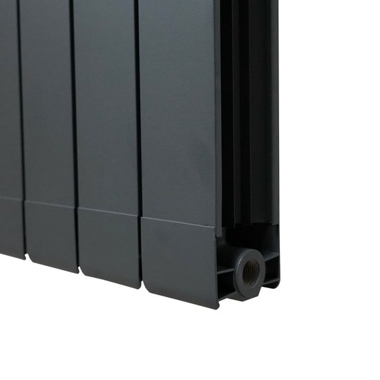 Aluminium Radiator – 1800mm x 475mm – Antraciet Grijs | bol