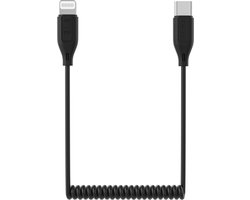 7RYMS UC-LN - USB-C naar Lightning audiokabel 60 cm - voor iPhone - Geen kwaliteitsverlies - Adapter - Zwart