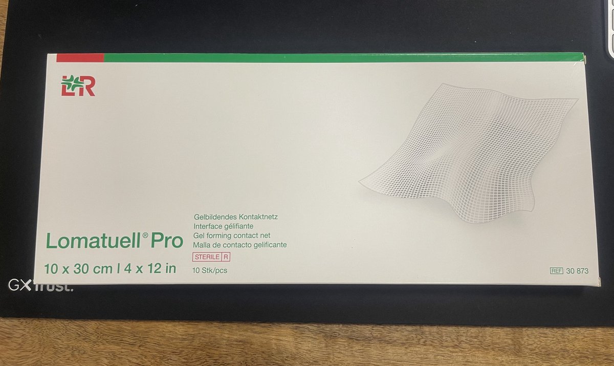 Goedkoopste Lohmann & Rauscher - Lomatuell Pro - gelbildendes Kontaktnetz steril - 10x30cm - 10 stuks per doos