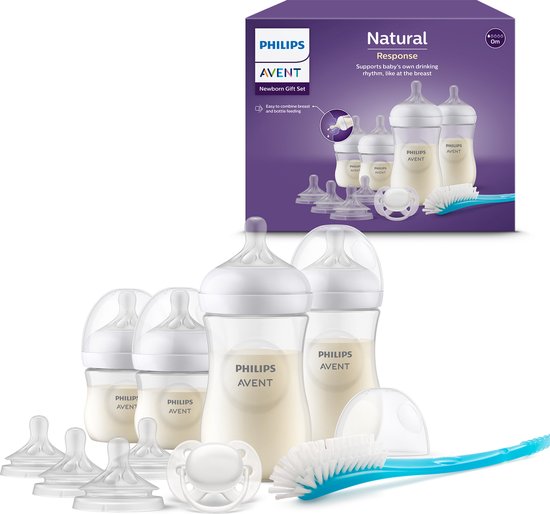 Philips Avent Natural Response Fles - Startersset voor pasgeboren baby's SCD838/13
