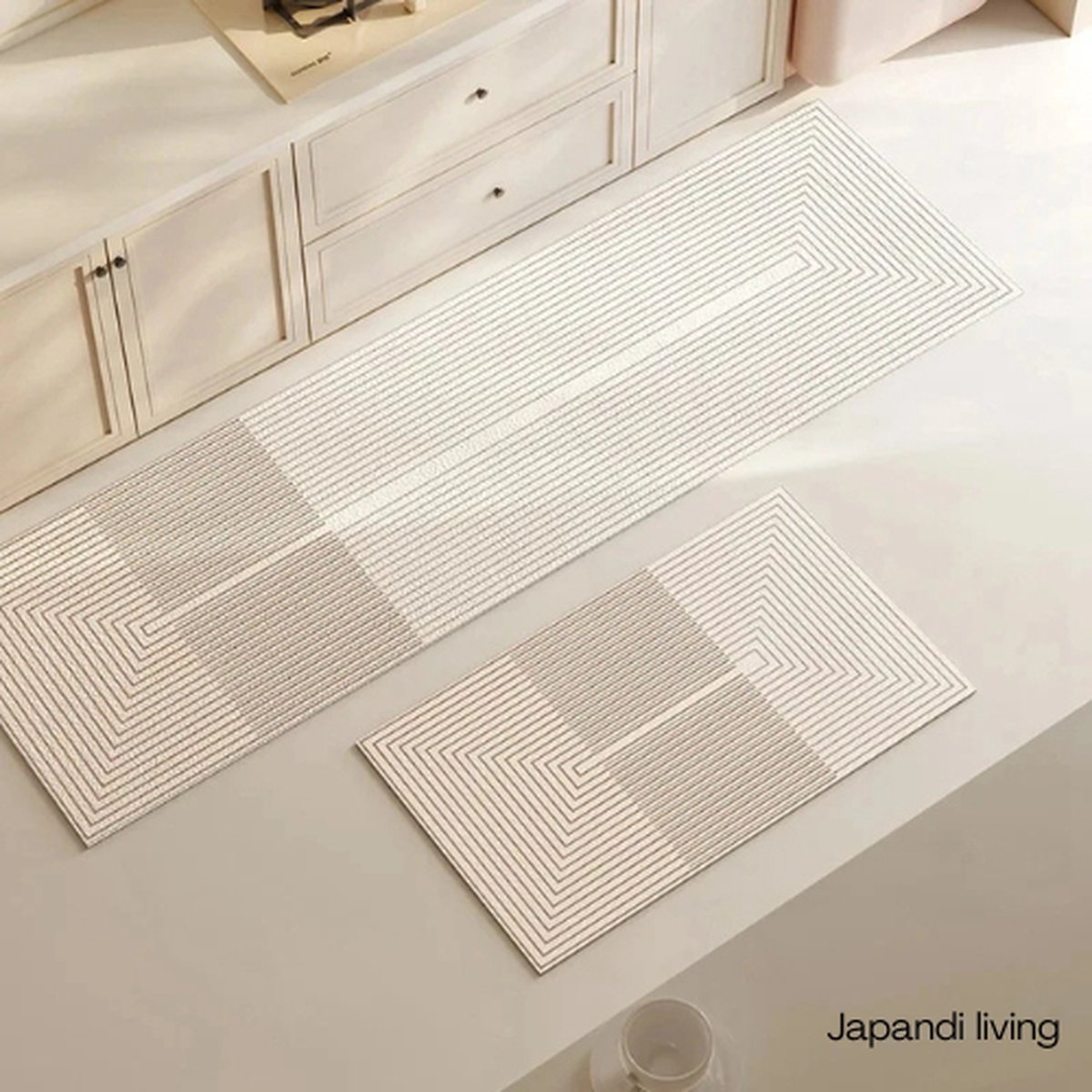 Vloerkleden klein badtapijt deurmat zacht, antislip, wasbaar, laagpolig vloertapijt voor binnen, ingang, keuken, badkamer, slaapkamer, multicolor geometrie 80 x 200 cm