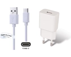 OneOne 2A lader + 0,25m standaard USB C kabel. Universele oplader adapter past op Kobo (Rakuten) eReader Elipsa, Elipsa 2E, Sage, Libra 2, Libra Colour, Clara 2E, Clara Colour, Clara BW - Kindle (Amazon) Scribe