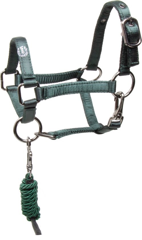 Imperial Riding - Hobby Horse Halster set - Groen - Satijn