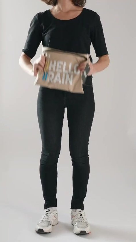 Zwarte duurzame regenbroek van Dripp Rainwear