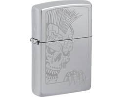 Zippo Mohawk Skull Design