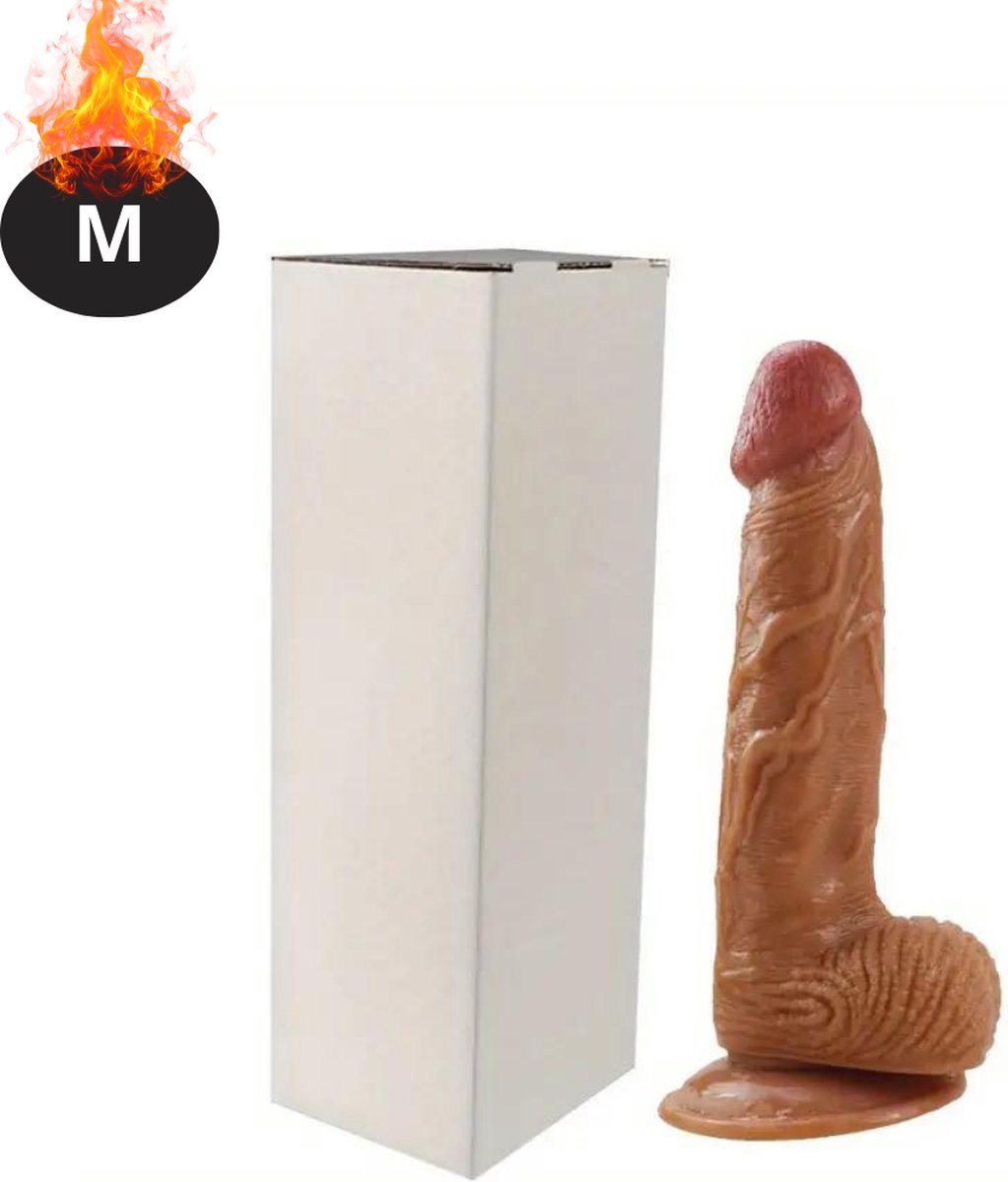 Goedkoopste Bovista Dildo - Anaal - Met Zuignap - Siliconen - Sex Toys - Voor Mannen & Vrouwen - Voor Koppels - Couples - Realistisch - M