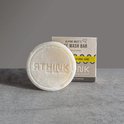 RTHINK face wash bar verpakking met zeepbar ervoor. "Alpine Mist's".