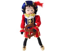 Roetveeg Pietenpop, met chocoladeletter, 40 cm