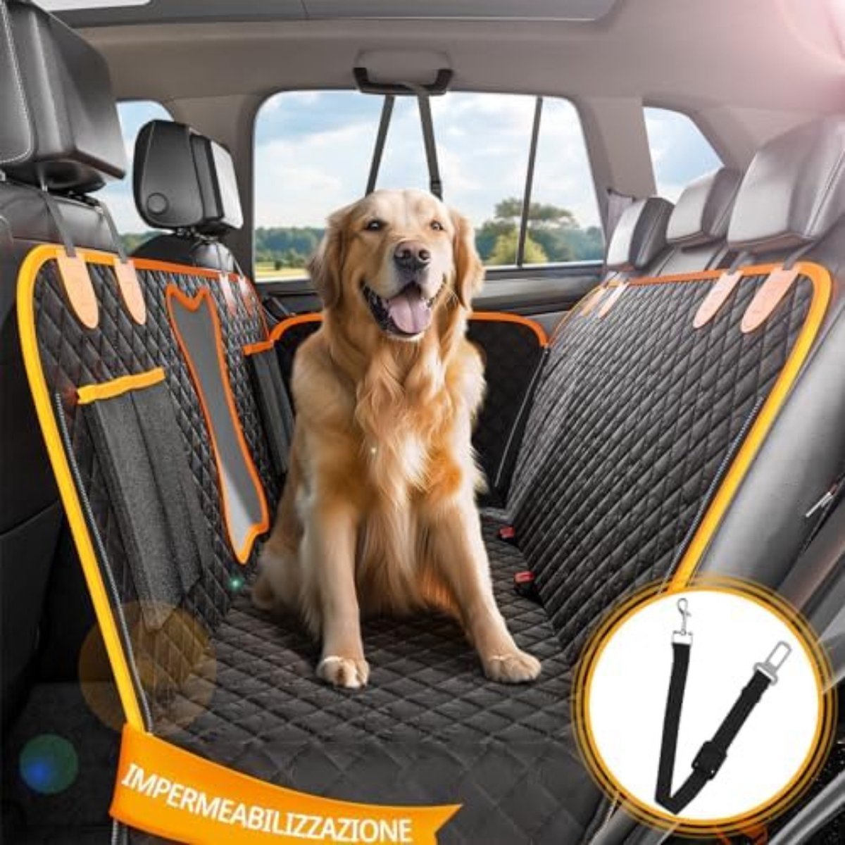 Lexium Hondendeken Auto Achterbank - Hondendeken - Hondendeken Auto - Honden Deken Auto Achterbank