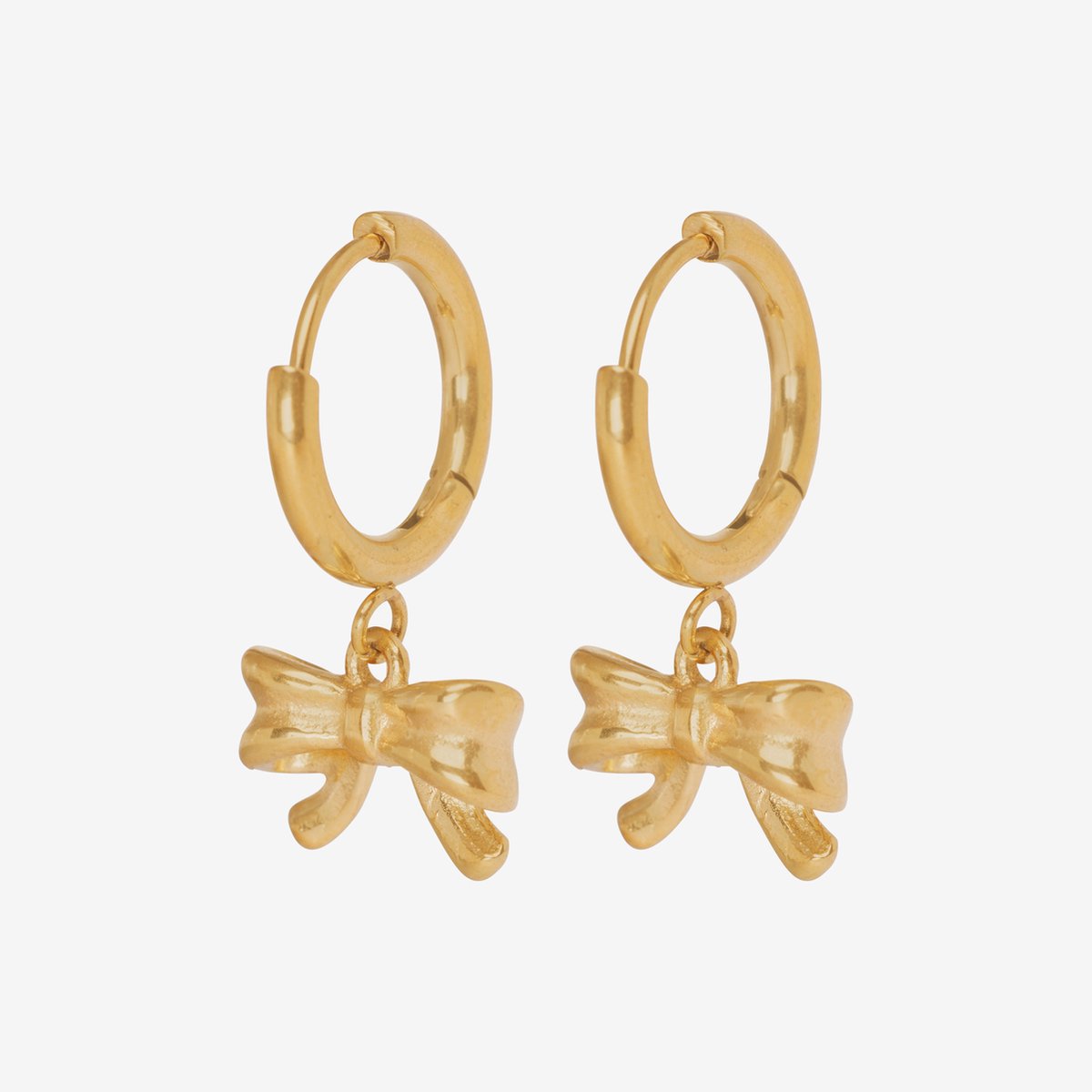 Essenza Bow Earrings Gold