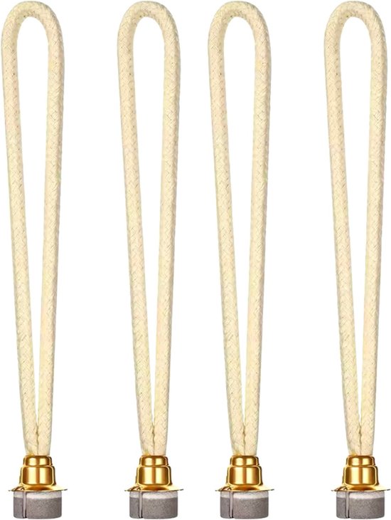 NKlaus 3m glasvezellont rond 2,5mm voor smeltlicht spirituslamp