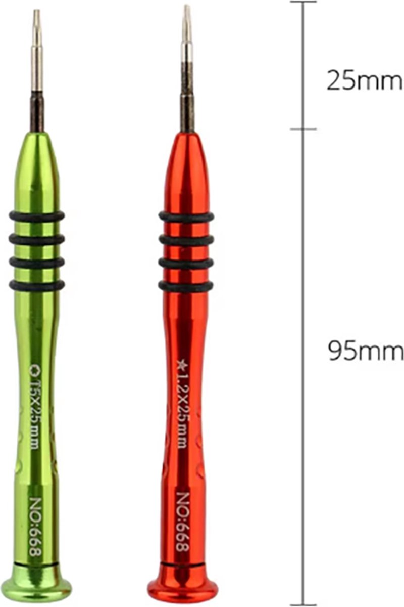 Precisie T5 Torx & 1.2mm P5 Pentalobe Schroevendraaierset voor MacBook Pro Air Reparatie - Afbeelding 2