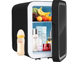 White-Label® Mini Koelkast - Minibar - Skincare Fridge - Zwart