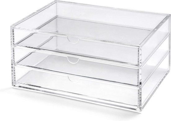 Osco A3TP Magazin mit 3 Schubladen aus klarem Acryl für Dokumente