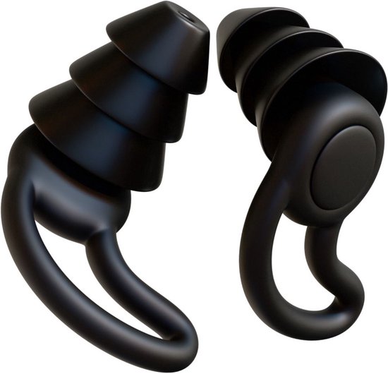 MR. PANACHE PeacePlug Oordoppen - Oordopjes Slapen - Anti-Snurk - Earplugs - Slaapoordoppen - Sleep Plugs - Geluidsdempende Oordopjes - BPA vrije Siliconen - Oordoppen slapen - Hoge Geluidsdemping (33dB) - Zwart