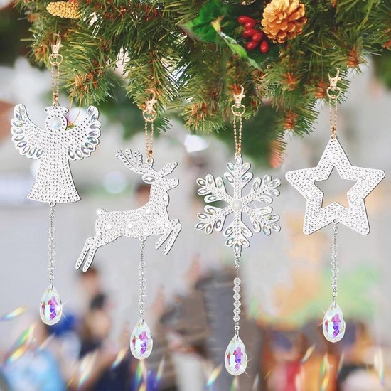 CXINLky DIY Diamond Painting hanger met ketting, doe-het-zelf
